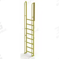 TRI-ARC Configurable Platform Ladder: 11 ft Overall Ht, 30 in Overall Wd, 20 in Overall Dp, Steel (MPN UCL9009246). Key specifications — Material: Steel; Color: Yellow; Brand: TRI-ARC.