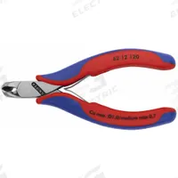 KNIPEX End Cutting Nippers: 4 3/4 in Overall Lg, For 0.05 in Max Wire Thick, 7/16 in Jaw Wd, Steel (MPN 62 12 120). Key specifications — attr308479: Multi-Component; attr308478: Steel; attr324866: KNIPEX.