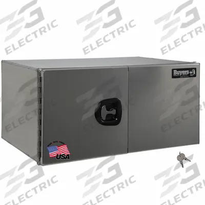 BUYERS PRODUCTS Underbody: Underbody Truck Box, Double Barn Doors Door, 24 in Overall Dp - Double Barn-Door Boxes