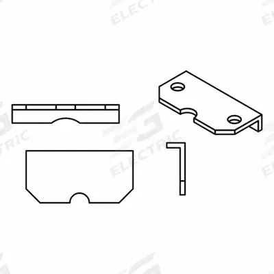 ANDERSON POWER PRODUCTS Conduit Clamp: 110G10, For Powerpole Series - Anderson Power Connector Hardware & Accessories