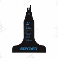 SPYDER Reciprocating Saw Scraper Attachment 4-Inch: Reciprocating Saw Compatible, Alloy Steel (MPN 00320). Key specifications — attr1170545: Alloy Steel; attr1179906: Reciprocating Saw; attr1179907: Reciprocating Blade; attr1190188: Spyder Scraper™; attr1170553: SPYDER.