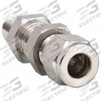 PARKER Compression Fitting Adapter: 3/8 in OD x 1/4 in Pipe Fitting Size, Compression x MNPT (MPN 6MBC4N-316). Key specifications — Compatible Fitting Brands: Parker A-LOK; Brand: PARKER.
