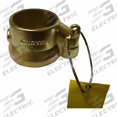 JENDYK King Pin Lock: Gold, Powder Coated, (2) Keys/Lock/Tie Strap/Yellow Flag - Kingpin Locks