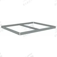 TENNSCO Shelf: 60 in x 42 in, 2,000 lb Load Capacity, Gray, Shelf (MPN ZLES-6042). Key specifications — Includes: (4) Beams; Shelf Configuration: Single Straight; Color: Gray; Frame Material: Steel; Brand: TENNSCO; Frame Finish: Zinc Plated; Product Type: Shelf.