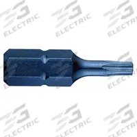 WESTWARD Insert Bit: Insert Bit, Imperial, Security Torx® Head, TR15 Bit Industry Size, Std, 5 PK (MPN 40L605). Key specifications — attr1119788: TR15; attr1119790: Not Impact Rated; attr1119791: S2 Steel; attr1119798: WESTWARD; attr1119795: Hex.