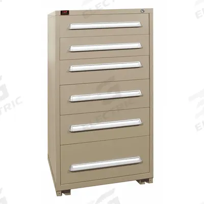 LYON Modular Drawer Cabinet: 30 in x 28 1/4 in x 59 1/4 in, 6 Drawers, 64 Compartments - Lyon Modular Drawer Cabinets