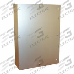 HAMMOND Electrical Enclosure: 304 Stainless Steel, 42 in x 30 in x 10 in, NEMA 12/13/3R/4/4X, Hinged (MPN EN4SD423010SSR). Key specifications — Brand: HAMMOND; Closure Method: 1/4-Turn Latch; Enclosure Material: 304 Stainless Steel; Knockouts: Not Included.