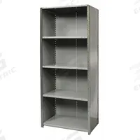 HALLOWELL Metal Shelving: Standalone, Medium-Duty, 36 in x 12 in, 84 in Overall Ht, 5 Shelves (MPN F5520-12HG). Key specifications — Assembled: Unassembled; Shelving Material: Steel; Frame Material: Steel; Color: Gray; Brand: HALLOWELL.