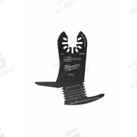 MILWAUKEE Oscillating Tool Blade: 2 1/8 in Blade Wd, 3 11/16 in Overall Lg, Straight Cutting, Steel (MPN 49-25-2281). Key specifications — attr1097473: Drywall; attr1097476: MILWAUKEE; attr1097456: Straight Cutting.
