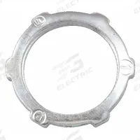 LockNut for Threaded RMC/IMC: 3 in Trade Size, Steel, Zinc Plated, IMC/RMC (MPN 1012). Key specifications — For Conduit Type: RMC; Insulated: No; Brand: RACO.