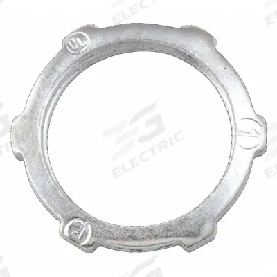 RACO LockNut for Threaded RMC/IMC: 3 in Trade Size, Steel, Zinc Plated - Locknuts for Threaded Conduit (RMC/IMC)
