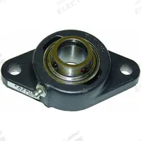 TIMKEN Flange Mount Bearing: Radial Ball, 1 1/4 in Bore, Cast Iron, Set Screws, 5 9/16 in Lg (MPN YCJT 1-1/4S). Key specifications — Bore Type: Cylindrical; Brand: TIMKEN; Lubricant Material: NLGI 2 Lithium Complex Grease; Mounting Bolt Size: 1/2 in; Split Housing: Not Split; System of Measurement: Inch.
