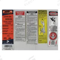 LOUISVILLE Label Kit: For 1CMV6/1CMV7/33J655/5MRG9/5MRH0, Fits Louisville Ladder Brand (MPN PK-AY8000). Key specifications — For Use With Grainger Item Number: 5MRH0; For Use With Mfr. Model Number: AY8004; Fits Brand: Louisville Ladder; Product Type: Label Kit; Brand: LOUISVILLE.