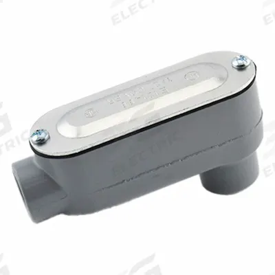 BRIDGEPORT Conduit Outlet Body: Aluminum, 3/4 in Trade Size, LB Body, 7.3 cu in Body Capacity - Gaskets for Conduit Access Fittings
