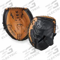 CHAMPION SPORTS Catcher's Mitt: Black/Brown, 32 in Circumference, Synthetic Leather, Right-Handed (MPN ccm300). Key specifications — attr990861: Synthetic Leather; attr993180: CHAMPION SPORTS; attr1007517: Adjustable Closure; attr1007519: Right-Handed; attr1007522: Youth; attr990855: Brown; attr1031779: Catcher's Mitt.
