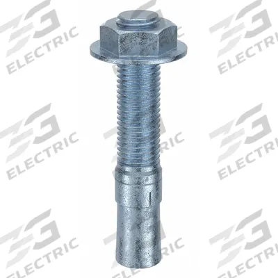 MKT FASTENING Wedge Anchor: 6 in Overall Lg, 1 in Dia, 1"-8 Thread Size, 3 1/2 in Thread Lg - Steel Wedge Anchors