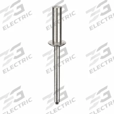POP AVDEL Blind Rivet,2 2/95" L,0.186" dia,PK250: Inch, 2 1/64 in Overall Lg, 45/64 in Body Lg - Domed-Head Blind Rivets