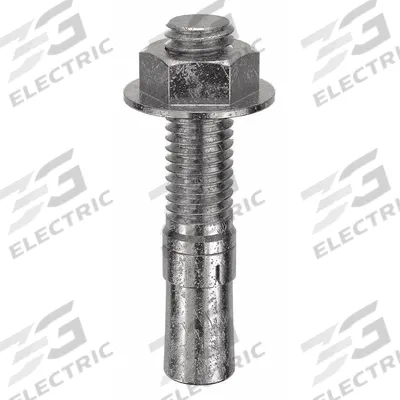 MKT FASTENING Wedge Anchor: 2 3/4 in Overall Lg, 1/2 in Dia, 1/2"-13 Thread Size, Plain - 316 Stainless Steel Wedge Anchors