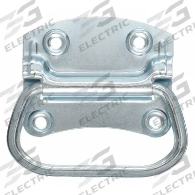 APPROVED VENDOR Folding Pull Handle: Unthreaded Holes, Steel, Silver, #12 Screw Size - Folding Pull Handles