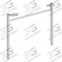 HON U-Leg: 27 7/8 in Overall Lg, Silver, Steel, Modesty Panel Not Included (MPN HLPLLEG30U.SLVR). Key specifications — Brand: HON; Material: Steel; Product Type: U-Leg; Color: Silver.