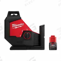 MILWAUKEE Laser with Battery: 0 Lines and 0 Dots, Green Beam, 1 Planes, +/- 1/8 in @ 33 ft Accuracy (MPN 3631-20, 48-11-2430). Key specifications — attr935979: M12; attr934757: MILWAUKEE; attr936112: +/- 1/8 in @ 33 ft; attr936114: Manual Leveling; attr935981: (1) Battery.