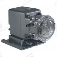 STENNER Peristaltic Chemical Metering Pump: 120V AC, 1/30 hp HP, 40 gpd Max. Flow Rate, Santoprene (MPN 85MFH7A1SUG1). Key specifications — Tubing Material: Santoprene; Brand: STENNER; Reproducibility: ±2.0%.