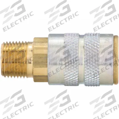 DIXON VALVE & COUPLING Quick Connect Hose Coupling: 1/4 in Body Size - Industrial Interchange Brass Quick-Connect Air Coupling Bodies