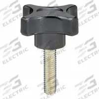 DAVIES Hand Knob: 4 Point, Thermoset, 3/8"-16 Thread, 2 in Dia (MPN 2830-T). Key specifications — Brand: DAVIES.