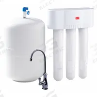 3M Reverse Osmosis System: 11.5 gpd, 16 in Overall Ht, 125 psi Max. Op Pressure, 100°F Max. Op Temp (MPN 04-04506). Key specifications — Reduces: Turbidity.