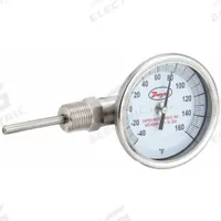 DWYER Dial Thermometer: -40°F to 160°F, ±2%Full Scale Accuracy, 6 in Stem Lg, 3 in Dial Dia (MPN BTLS36041). Key specifications — Accuracy: ±2 % Full Scale; Brand: DWYER.