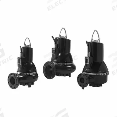 Grundfos Grinder Pump: Horizontal, Single Phase, 1 21/100 hp, 208/230V AC, 1 1/2 in Flange - Hazardous-Location Rated Sewage Grinder Pumps