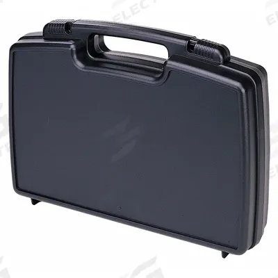 IDEAL Screwdriver Case: 16 in W 10 in D 4 in H, Plastic, Black - Plastic Tool Cases
