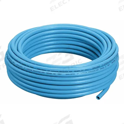 HYDRORAIN Pipe: 1/2" Tube, LDPE, 80 psi Max Working Pressure, 16 in Wd - Irrigation Pipe
