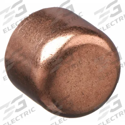 STREAMLINE Cap: 1/4 in CTS, Cup, Wrot Copper (MPN W 07004) - Wrot Copper Tube Fittings