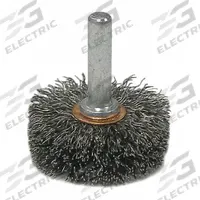 WEILER Wire Wheel Brush: Crimped Steel, 1 3/4" Dia x 1/2" Wd, 1/4" Shank, 0.006" Fill (MPN 17605). Key specifications — attr975420: WEILER.