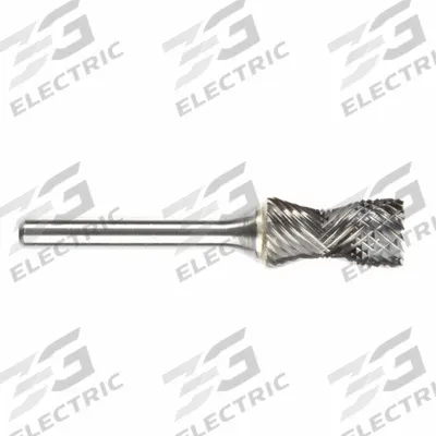SGS PRO Carbide Bur: Cylinder, SB-5RA, Double Cut, 1/2" x 1" Head - Cylinder with End Cut Radius Burs