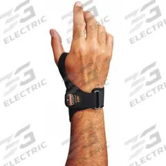PROFLEX BY ERGODYNE Wrist Support: Right, M Ergonomic Support Size, Black, Fits 6 to 7 in (MPN 70204). Key specifications — attr377055: PROFLEX BY ERGODYNE; attr328767: Right; attr328769: Black; attr328770: 6 to 7 in.