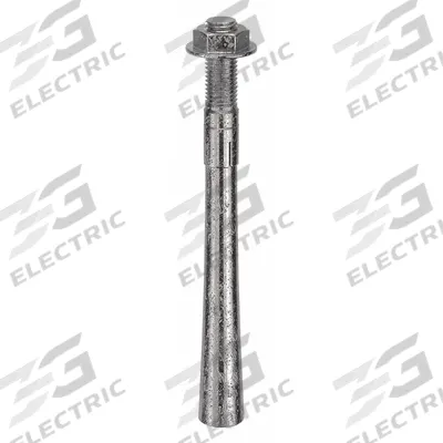 MKT FASTENING Wedge Anchor: 10 in Overall Lg, 3/4 in Dia, 3/4"-10 Thread Size, 2 in Thread Lg - 316 Stainless Steel Wedge Anchors