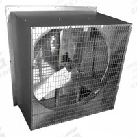 Agricultural Exhaust Fan: Direct Drive, 36 in Blade, 1/2 hp, Totally Enclosed Air Over, 10,770 cfm (MPN 44YU17). Key specifications — Nameplate Voltage: 115/230V AC; Motor Enclosure: Totally Enclosed Air Over; Brand: DAYTON; Frame Finish: Galvanized; Frame Material: Steel.
