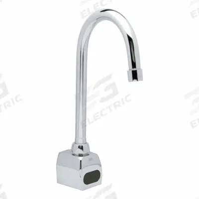 ZURN Kitchen and Bathroom Sensor Faucet: AquaSense, Brass, Chrome Finish, Single-Post - Single-Post Sensor Bathroom Faucets