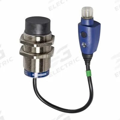 TELEMECANIQUE SENSORS Inductive Cylindrical Proximity Sensor: Pigtail Connector, Shielded - Cylindrical Sensors with Pigtail Connectors