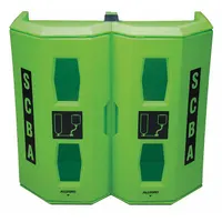 ALLEGRO Dual SCBA Storage Cabinet: Case, Polyethylene, Green, 14 in Lg (MPN 4350). Key specifications — Storage Type: Case; Material: Polyethylene; Color: Green; Brand: ALLEGRO.