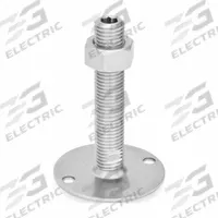 JW WINCO Male-End Leveling Mount: Swiveling Stud, 5/8"-11 Thread Size, 2.36 in, 3,597 lbf Capacity (MPN 41-60-5/8X11-100-B0-UK). Key specifications — Finish: Plain; Base Shape: Round; Load Capacity: 3,597 lbf; Mounting Holes: Mounting Holes Included; Includes: Nut.