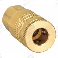 PARKER Quick Connect Hose Coupling: 1/4 in Body Size, 1/4 in Hose Fitting Size, 1/4" -18 Thread Size (MPN B13). Key specifications — Thread Size: 1/4" -18; Brand: PARKER; Hose Fitting Gender: Female; Coupling Locking Type: Sleeve.