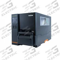 BROTHER Desktop Printer: Direct Thermal/Thermal Transfer, Titan 4620TN, 4.1 in Max. Print Wd, Wired (MPN TJ4620TNC). Key specifications — Brand: BROTHER; Printer Connectivity: Ethernet; Print Speed: 6 in/sec; Dispensing Style: Cutter; Wire Communication: Wired; Printer Series: Titan 4620TN; Screen Type: Push Button.
