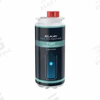 ELKAY Quick-Connect Water Filter: 1.5 gpm, 7 7/8 in Overall Ht, 3 1/8 in Overall Dia, Tube (MPN FSR5). Key specifications — Brand: ELKAY; Reduces: Sediment.