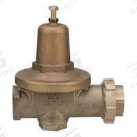 WILKINS Water Pressure Reducing Valve: FNPT x FNPT, 2 in Pipe Size, Bronze, 75 psi to 125 psi (MPN 2-500XLHR). Key specifications — Brand: WILKINS; Union Type: Single Union; Low-Lead Compliance: Low-Lead Compliant.