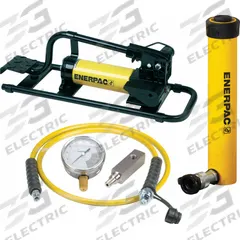 ENERPAC Ram and Pump Set: 10 ton Cylinder Nominal Capacity, 10 1/8 in Cylinder Stroke, P392FP (MPN SCR1010FP). Key specifications — attr96781: GA2; attr96779: Mfr. No. RC1010; attr96780: P392FP; attr98877: ENERPAC.