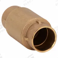 APPROVED VENDOR Spring Check Valve: Inline Valve Body, 1 1/2 in Pipe Size, Sweat x Sweat, Bronze (MPN 6AJZ1). Key specifications — Brand: APPROVED VENDOR.