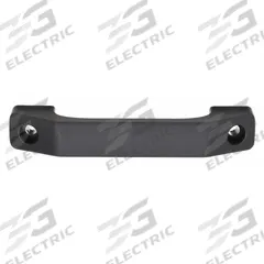 MONROE PMP Pull Handle: Unthreaded Holes, Plastic, Black, 5.52 in Mounting Hole Center to Center (MPN M-72162). Key specifications — Screw Size: M8; Brand: MONROE PMP; Color: Black.